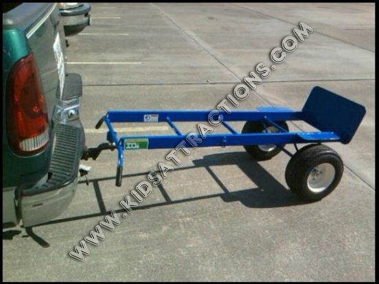HD2 hooked up to a truck trailer hitch