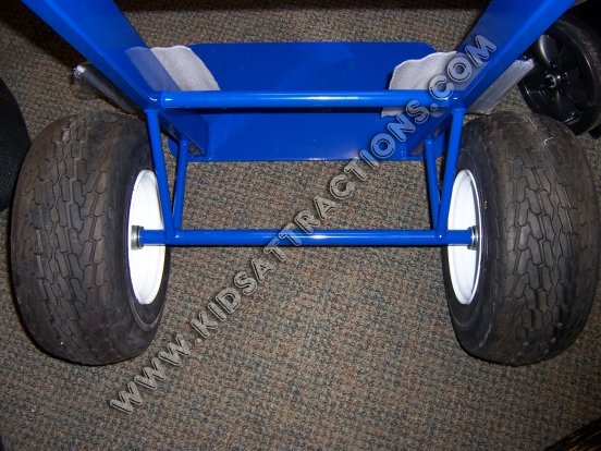 HD2 6 ply tires rear view