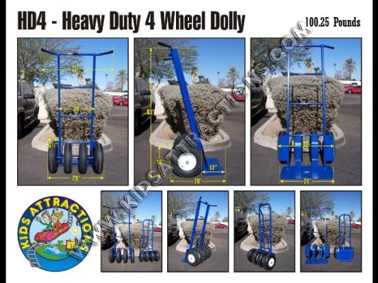 HD4 Heavy Duty Dolly for Big Slides